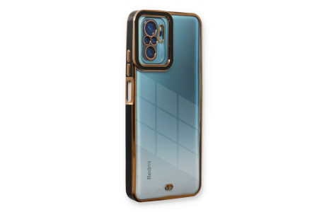 Newface Xiaomi Redmi Note 10 Kılıf Liva Lens Silikon - Siyah