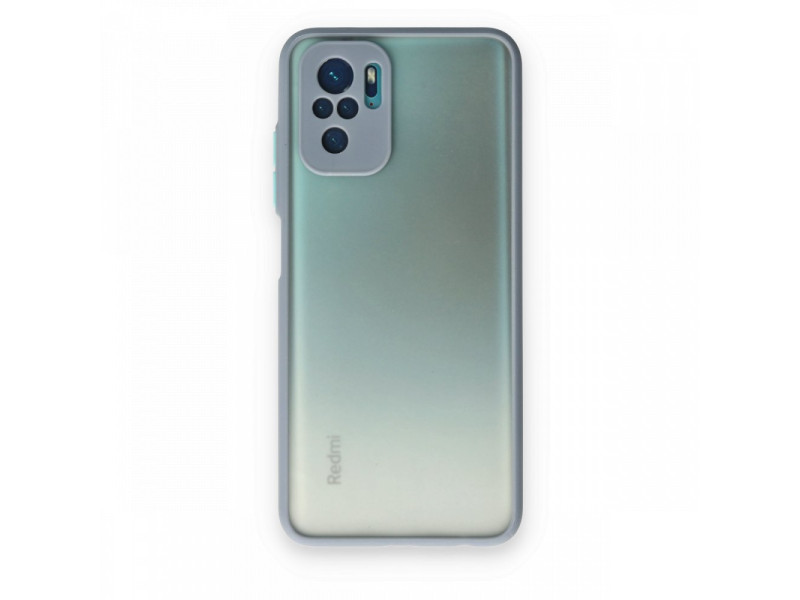 Newface Xiaomi Redmi Note 10 Kılıf Montreal Silikon Kapak - Gri