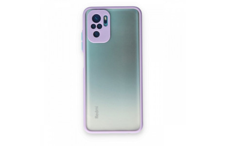 Newface Xiaomi Redmi Note 10 Kılıf Montreal Silikon Kapak - Mor