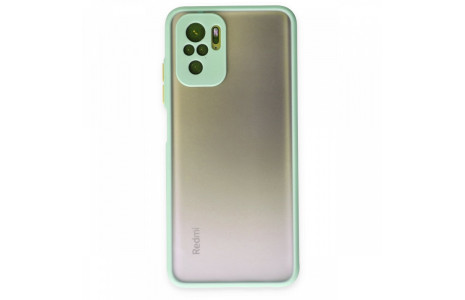 Newface Xiaomi Redmi Note 10 Kılıf Montreal Silikon Kapak - Turkuaz