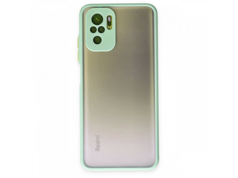 Newface Xiaomi Redmi Note 10 Kılıf Montreal Silikon Kapak - Turkuaz