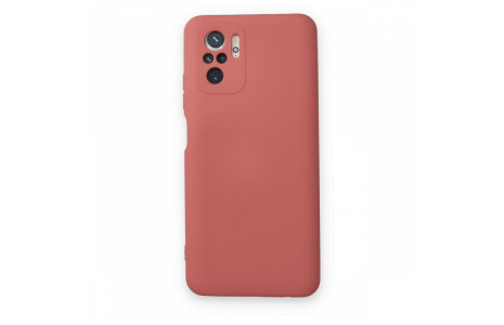 Newface Xiaomi Redmi Note 10 Kılıf Nano içi Kadife Silikon - Kiremit