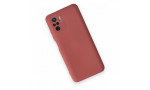 Newface Xiaomi Redmi Note 10 Kılıf Nano içi Kadife Silikon - Kiremit