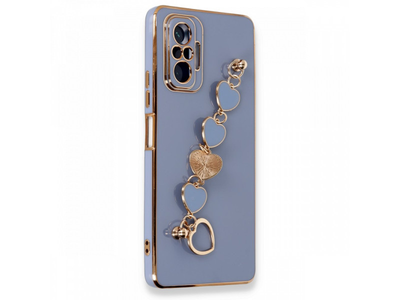 Newface Xiaomi Redmi Note 10 Pro Kılıf Esila Silikon - Gri