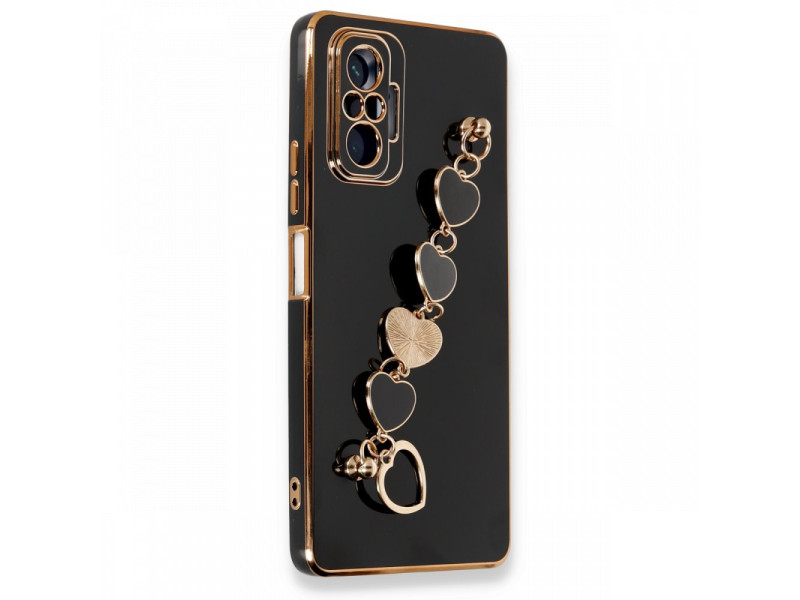 Newface Xiaomi Redmi Note 10 Pro Kılıf Esila Silikon - Siyah