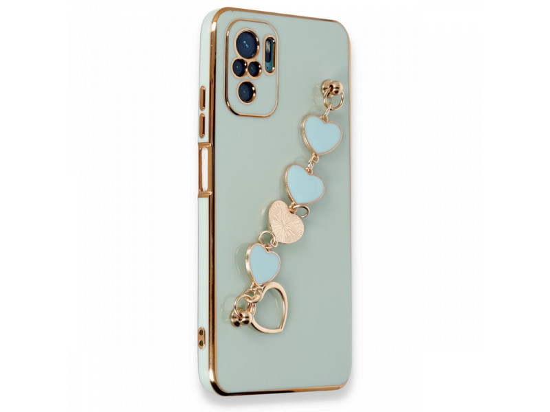 Newface Xiaomi Redmi Note 10S Kılıf Esila Silikon - Su Yeşili