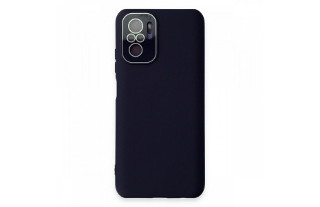 Newface Xiaomi Redmi Note 10S Kılıf Lansman Glass Kapak - Lacivert