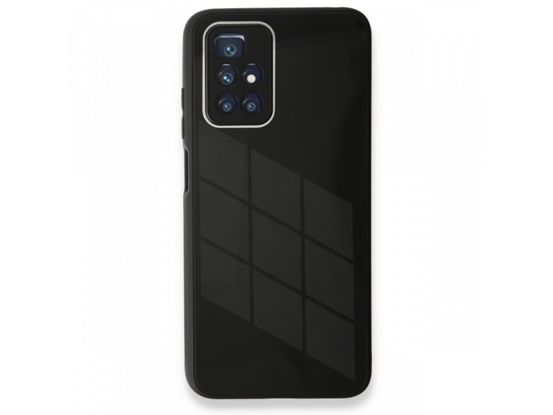 Newface Xiaomi Redmi Note 11 4G Kılıf Glass Kapak - Siyah