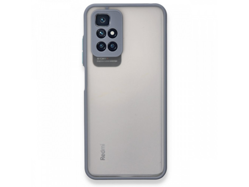 Newface Xiaomi Redmi Note 11 4G Kılıf Montreal Silikon Kapak - Gri