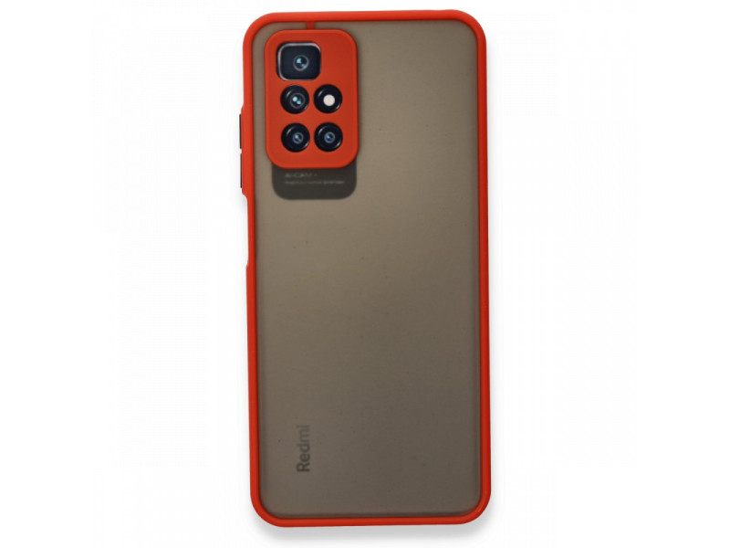 Newface Xiaomi Redmi Note 11 4G Kılıf Montreal Silikon Kapak - Kırmızı