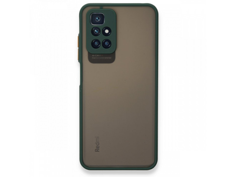 Newface Xiaomi Redmi Note 11 4G Kılıf Montreal Silikon Kapak - Yeşil