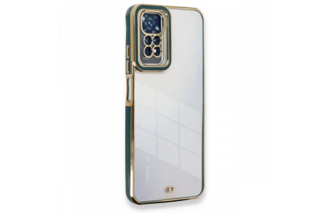 Newface Xiaomi Redmi Note 11 Kılıf Liva Lens Silikon - Yeşil