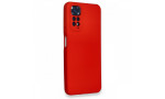 Newface Xiaomi Redmi Note 11 Kılıf Nano içi Kadife Silikon - Kırmızı