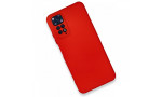 Newface Xiaomi Redmi Note 11 Kılıf Nano içi Kadife Silikon - Kırmızı