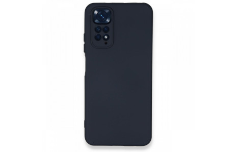 Newface Xiaomi Redmi Note 11 Kılıf Nano içi Kadife Silikon - Lacivert
