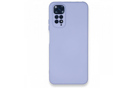 Newface Xiaomi Redmi Note 11 Kılıf Nano içi Kadife Silikon - Lila