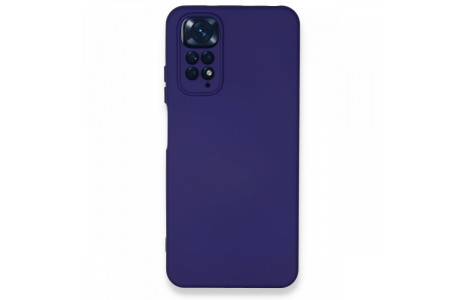 Newface Xiaomi Redmi Note 11 Kılıf Nano içi Kadife Silikon - Mor
