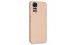 Newface Xiaomi Redmi Note 11 Kılıf Nano içi Kadife Silikon - Pudra