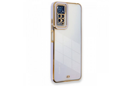 Newface Xiaomi Redmi Note 11 Pro Kılıf Liva Lens Silikon - Lila
