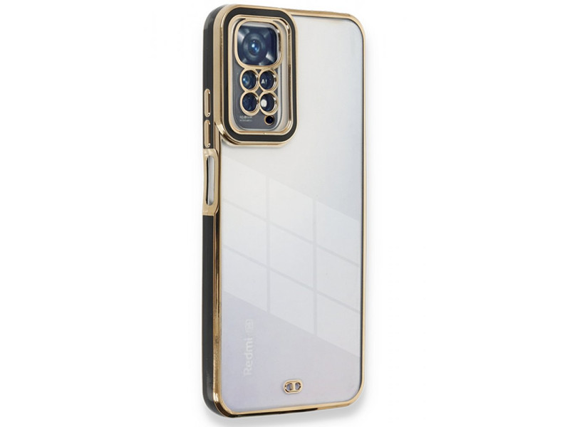 Newface Xiaomi Redmi Note 11 Pro Kılıf Liva Lens Silikon - Siyah