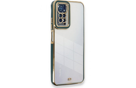 Newface Xiaomi Redmi Note 11 Pro Kılıf Liva Lens Silikon - Yeşil