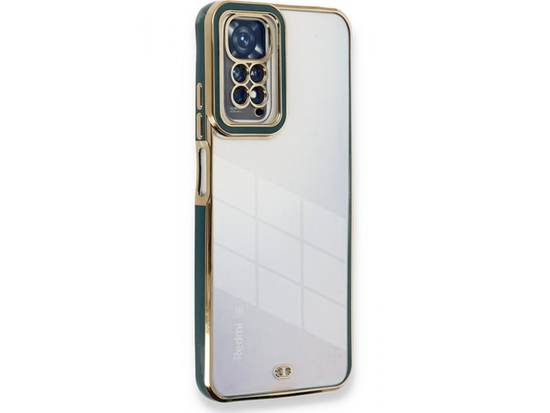 Newface Xiaomi Redmi Note 11 Pro Kılıf Liva Lens Silikon - Yeşil