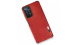 Newface Xiaomi Redmi Note 11 Pro Kılıf Loop Deri Silikon - Kırmızı