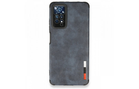 Newface Xiaomi Redmi Note 11 Pro Kılıf Loop Deri Silikon - Lacivert