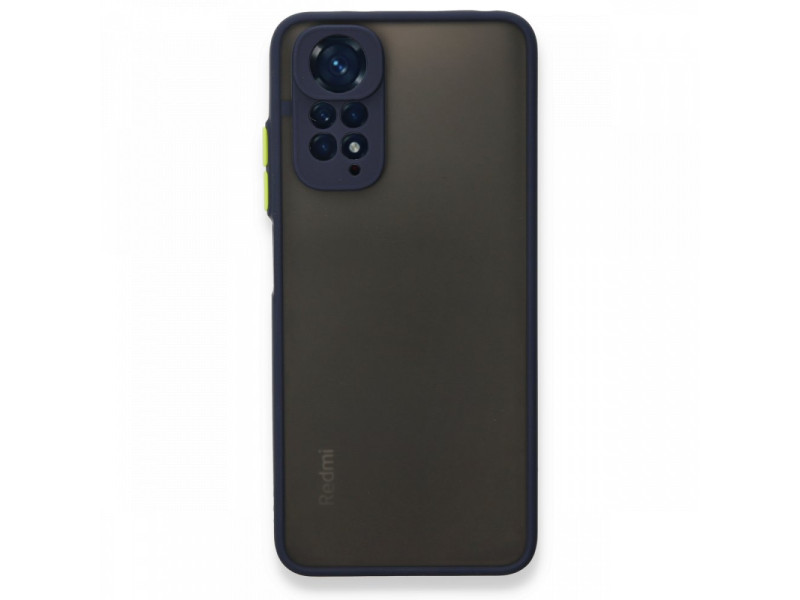 Newface Xiaomi Redmi Note 11 Pro Kılıf Montreal Silikon Kapak - Lacivert