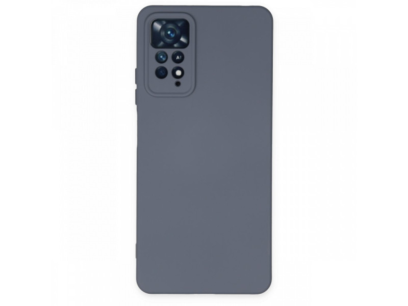 Newface Xiaomi Redmi Note 11 Pro Kılıf Nano içi Kadife Silikon - Gri