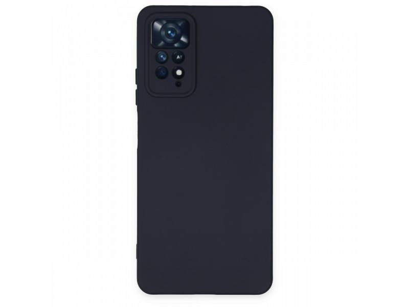 Newface Xiaomi Redmi Note 11 Pro Kılıf Nano içi Kadife Silikon - Lacivert