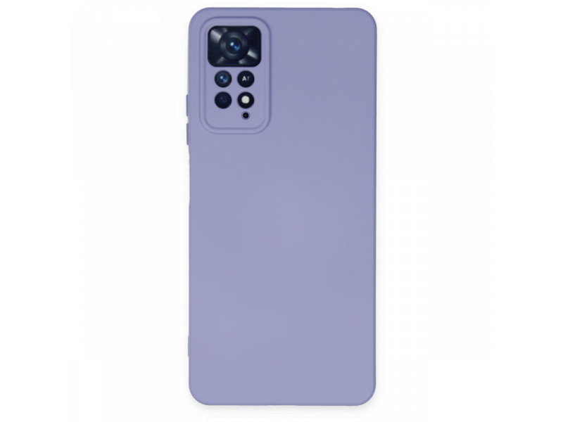 Newface Xiaomi Redmi Note 11 Pro Kılıf Nano içi Kadife Silikon - Lila