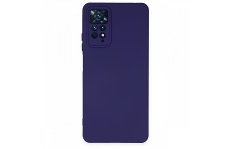 Newface Xiaomi Redmi Note 11 Pro Kılıf Nano içi Kadife Silikon - Mor