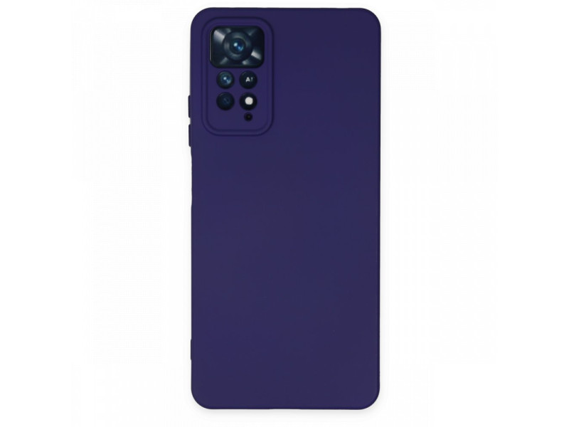 Newface Xiaomi Redmi Note 11 Pro Kılıf Nano içi Kadife Silikon - Mor