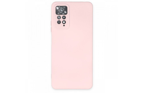 Newface Xiaomi Redmi Note 11 Pro Kılıf Nano içi Kadife Silikon - Pudra