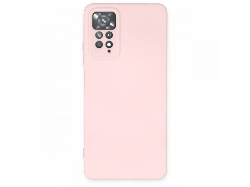Newface Xiaomi Redmi Note 11 Pro Kılıf Nano içi Kadife Silikon - Pudra