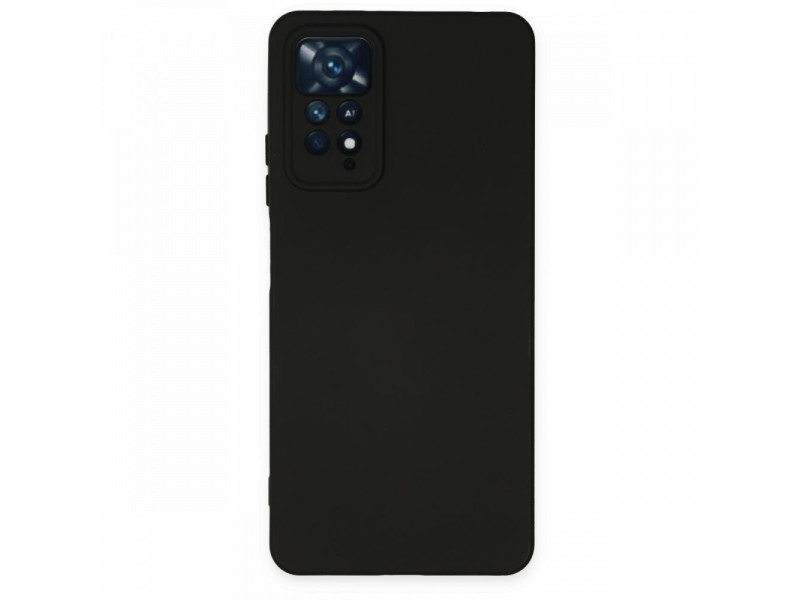 Newface Xiaomi Redmi Note 11 Pro Kılıf Nano içi Kadife Silikon - Siyah