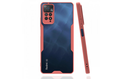 Newface Xiaomi Redmi Note 11 Pro Kılıf Platin Silikon - Pembe