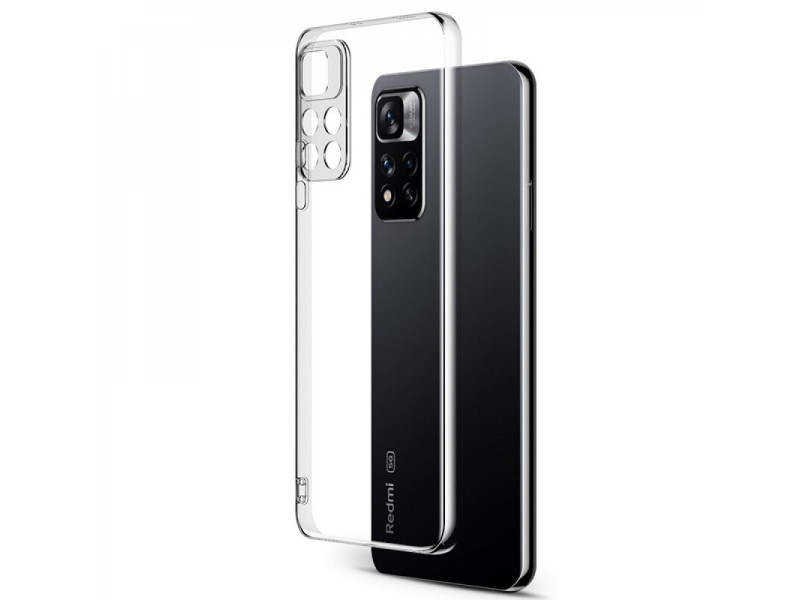 Newface Xiaomi Redmi Note 11 Pro Plus 5G Kılıf Lüx Şeffaf Silikon