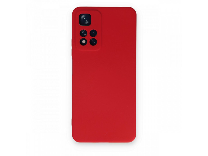 Newface Xiaomi Redmi Note 11 Pro Plus 5G Kılıf Nano içi Kadife Silikon - Kırmızı