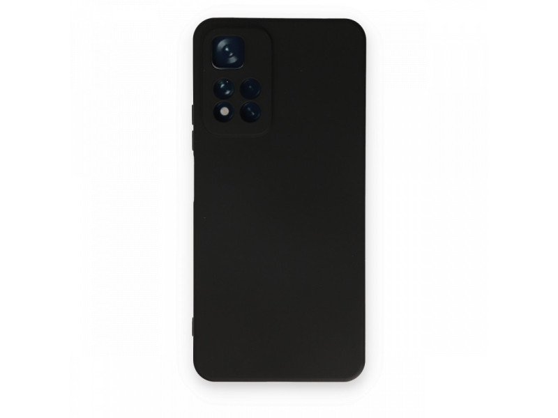 Newface Xiaomi Redmi Note 11 Pro Plus 5G Kılıf Nano içi Kadife Silikon - Siyah