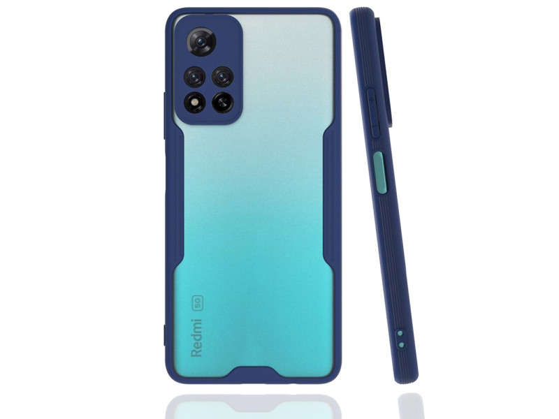 Newface Xiaomi Redmi Note 11 Pro Plus 5G Kılıf Platin Silikon - Lacivert