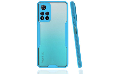 Newface Xiaomi Redmi Note 11 Pro Plus 5G Kılıf Platin Silikon - Mavi