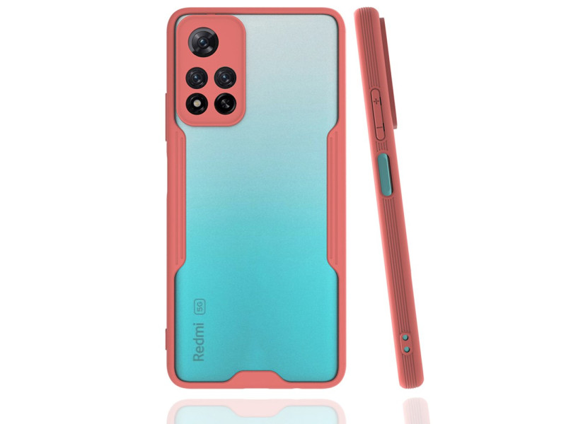 Newface Xiaomi Redmi Note 11 Pro Plus 5G Kılıf Platin Silikon - Pembe