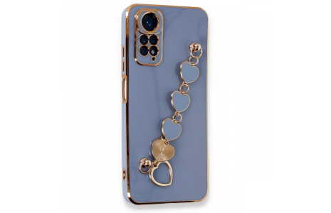 Newface Xiaomi Redmi Note 11S Kılıf Esila Silikon - Gri