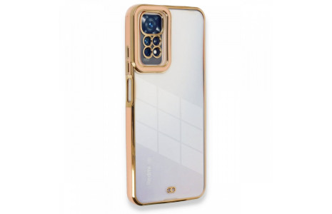 Newface Xiaomi Redmi Note 11S Kılıf Liva Lens Silikon - Rose