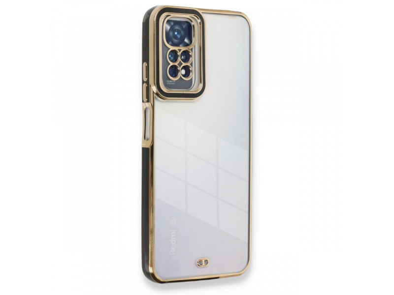 Newface Xiaomi Redmi Note 11S Kılıf Liva Lens Silikon - Siyah