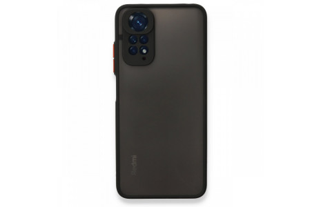 Newface Xiaomi Redmi Note 11S Kılıf Montreal Silikon Kapak - Siyah