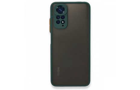 Newface Xiaomi Redmi Note 11S Kılıf Montreal Silikon Kapak - Yeşil