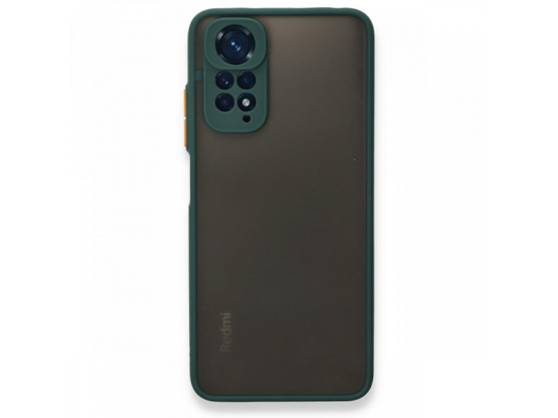 Newface Xiaomi Redmi Note 11S Kılıf Montreal Silikon Kapak - Yeşil